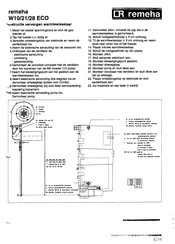 Remeha W10 ECO Anleitung