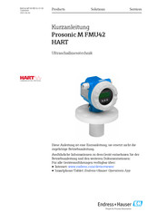 Endress+Hauser Prosonic M FMU42 Kurzanleitung