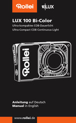Rollei LUX 100 Bi-Color Anleitung