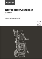 Hyundai power products HPW1800CE Originalbetriebsanleitung