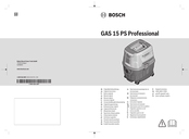 Bosch GAS 15 PS Professional Originalbetriebsanleitung