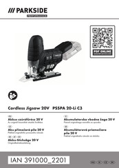 Parkside Performance 391000 2201 Originalbetriebsanleitung