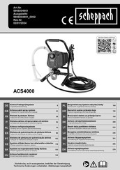 Scheppach ACS4000 Originalbetriebsanleitung