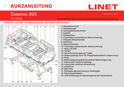 Linet Essenza 300 Kurzanleitung