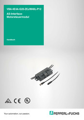 Pepperl+Fuchs VBA-4E4A-G20-ZEJ/M48L-P12 Handbuch