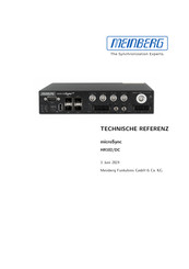 Meinberg microSync HR102/DC Technische Referenz