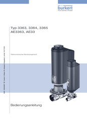 bürkert 3363 Bedienungsanleitung