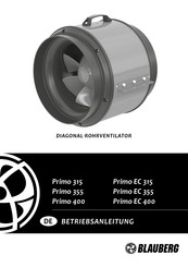 BLAUBERG Primo EC 355 Betriebsanleitung