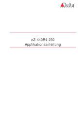 Delta Controls eZ-440R4-230 Applikationsanleitung
