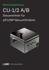 PIAB CU-1 B Bedienungsanleitung