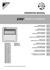 Daikin VRV RSEYP18KJY1 Betriebsanweisung