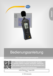 PCE Instruments PCE-322ALEQ-ICA Bedienungsanleitung