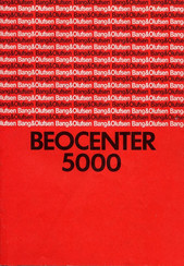 Bang & Olufsen BEOCENTER 5000 Bedienungsanleitung