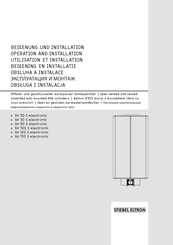 STIEBEL ELTRON SH 50 S Bedienung Und Installation