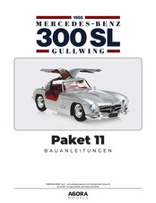 Agora Models Mercedes-benz 300 SL Paket 11 Bauanleitungen