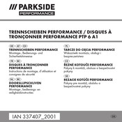 Parkside Performance PTP 6 A1 Montage-, Bedienungs- Und Sicherheitshinweise