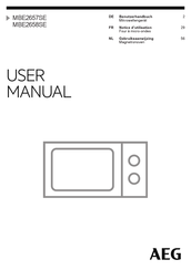 AEG MBE2657SEM Benutzerhandbuch