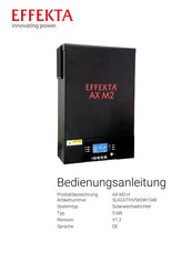 Effekta AX-M2-HL Bedienungsanleitung