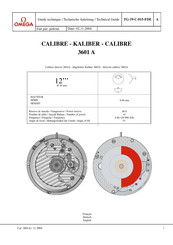 Omega CALIBRE 3602 A Bedienungsanleitung
