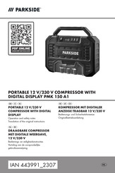 Parkside PMK 150 A1 Bedienungs- Und Sicherheitshinweise Originalbetriebsanleitung