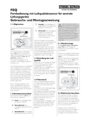 STIEBEL ELTRON FEQ Gebrauchs- Und Montageanweisung