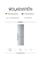 Wolkenstein KGK180E Bedienungsanleitung