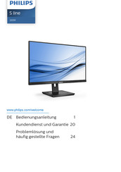 Philips S line 222S1AE/00 Bedienungsanleitung