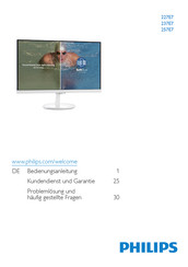 Philips 227E7 Bedienungsanleitung