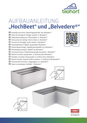 biohort HochBeet Aufbauanleitung