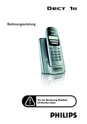 Philips DECT1111S/23 Bedienungsanleitung