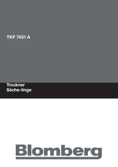 Blomberg TKF 7431 A Bedienungsanleitung