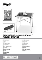 Crivit HG06177 Kurzanleitung