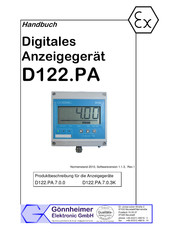 Gonnheimer Elektronic D122.PA Handbuch