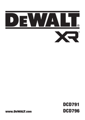 Dewalt DCD796D2-QW Originalanweisung