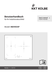 Kkt Kolbe IND5903SP Benutzerhandbuch