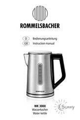 Rommelsbacher WK 3000 Bedienungsanleitung