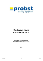 probst EXG Betriebsanleitung