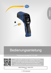 PCE Instruments PCE-895-ICA Bedienungsanleitung