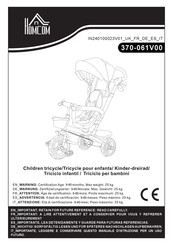 HOMCOM 370-061V00 Bedienungsanleitung