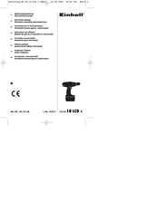 EINHELL BT-CD 18 LCD+ Bedienungsanleitung