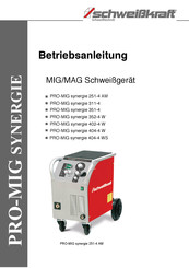 schweisskraft PRO-MIG synergie 402-4 W Betriebsanleitung