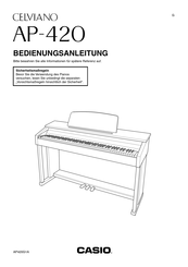 Casio CELVIANO AP420G1A Bedienungsanleitung