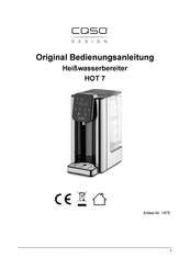 CASO DESIGN HOT 7 Original Bedienungsanleitung