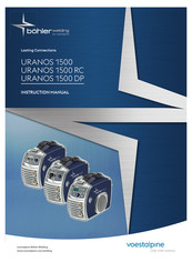 voestalpine Böhler URANOS 1500 RC Bedienungsanleitung
