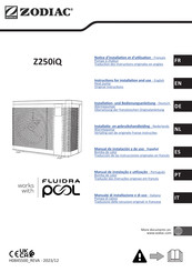 Zodiac Z250iQ MD3 Installations- Und Bedienungsanleitung
