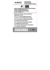 Auriol 375672 2104 Kurzanleitung