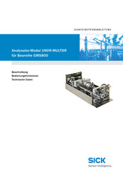 SICK UNOR-MULTOR Zusatzbetriebsanleitung
