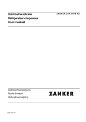 ZANKER ZKK 9914 NZ Gebrauchsanweisung