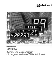 Siebert S302- 7/06/0 -2 / Serie Bedienungsanleitung