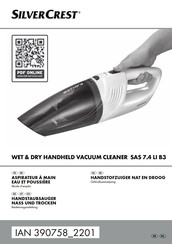 Silvercrest SAS 7.4 LI B3 Bedienungsanleitung